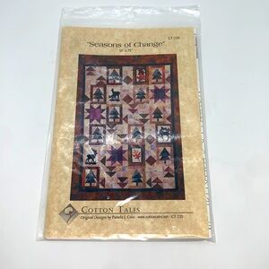 Cotton Tales CT220 “Seasons Of Change” Approx. Size 55”x75” Quilt Pattern